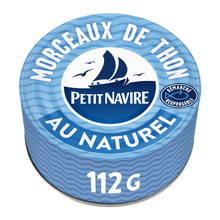 Morceaux de Thon au Naturel Démarche Responsable PETIT NAVIRE - 112gpoids net égoutté