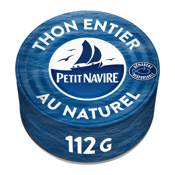 Thon au naturel démarche responsable PETIT NAVIRE 112g