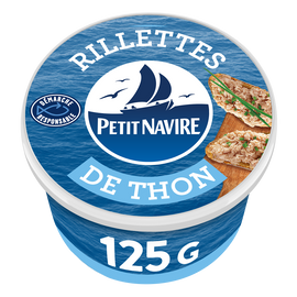 Rillettes de thon PETIT NAVIRE boîte 1/6 125g