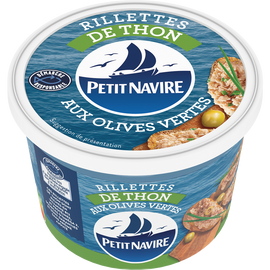 Rillettes de thon aux olives vertes PETIT NAVIRE 220g