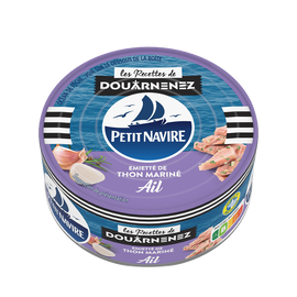 Émietté Thon Le Mariné Ail démarche responsable PETIT NAVIRE 1/5 110g