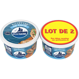 Rillettes de thon PETIT NAVIRE - 2x125g