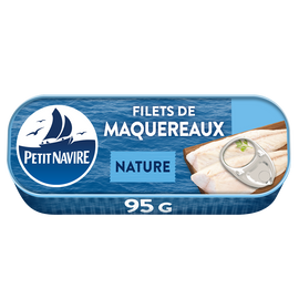 Filets de Maquereaux nature PETIT NAVIRE 95g
