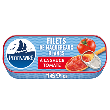 Filets de Maquereaux à la sauce Tomate PETIT NAVIRE 169g