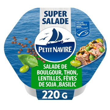 Super Salade Basilic MSC PETIT NAVIRE 220g