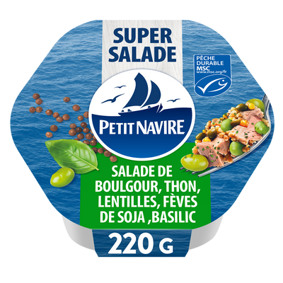 Super Salade Basilic MSC PETIT NAVIRE 220g