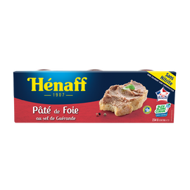 Pâté de foie HENAFF, 3 boîtes de 234g
