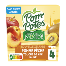 Dessert fruitier Gourdes Recettes Nouvelle Zélande POM'POTES, 4x90g