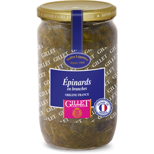 Epinards branches GILLET CONTRES - Bocal 420g