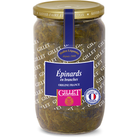 Epinards branches GILLET CONTRES - Bocal 420g