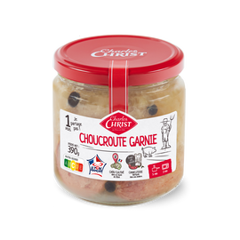 Choucroute garnie Christ 44,6O cl Boîte de 390g