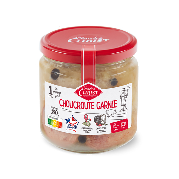 Choucroute garnie Christ 44,6O cl Boîte de 390g