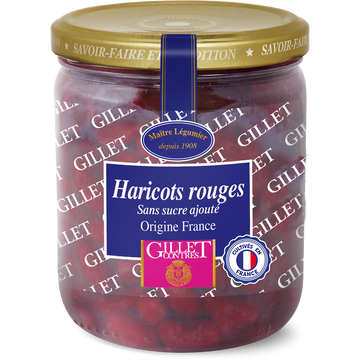 Haricots rouges GILLET CONTRES - Bocal 250g