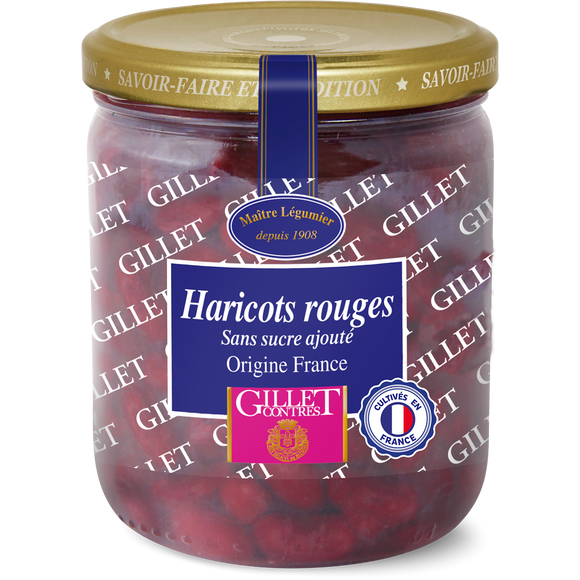 Haricots rouges GILLET CONTRES - Bocal 250g