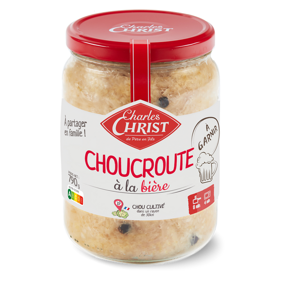 Choucroute à la bière CHARLES CHRIST 790g