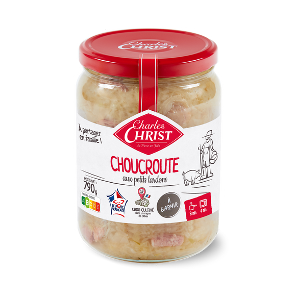 Choucroute de brasserie CHRIST, Boîte de 790g