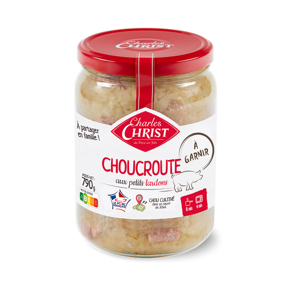 Choucroute de brasserie CHRIST, Boîte de 790g