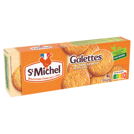 Biscuits Galettes pur beurre SAINT MICHEL - 4 sachets, 130g