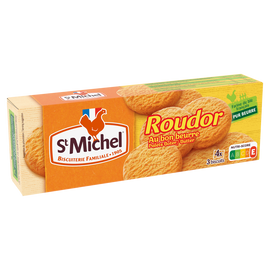Biscuits roudors au beurre ST MICHEL paquet 150g