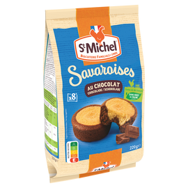Gâteaux Savaroises au chocolat ST MICHEL - x8 sachets - Le paquet de 220g