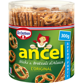 Assortiment stick & bretzel original DR OETKER, tubo de 300g