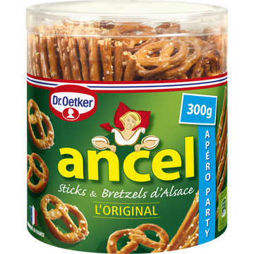 Assortiment stick & bretzel original DR OETKER, tubo de 300g