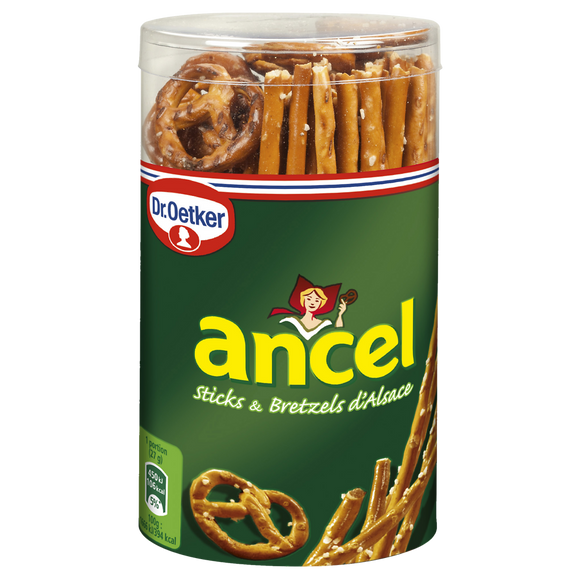 Mini assortiment sticks & bretzels d'Alsace DR OETKER, 137g