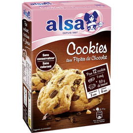 Préparation cookies pépites chocolat ALSA 240g