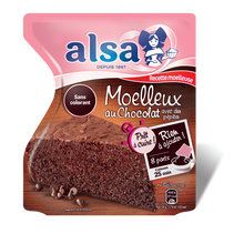 Préparation à Cuire Gâteau Moelleux Chocolat ALSA 500g