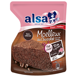 Préparation à Cuire Gâteau Moelleux Chocolat ALSA 500g