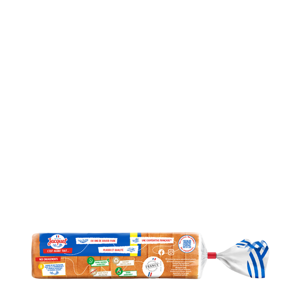 Pain de mie Tartine nature P'tit Dej JACQUET, 410g