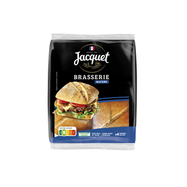Pains Burger Brasserie nature Sans Sucres Ajoutés JACQUET - x4 - 330g