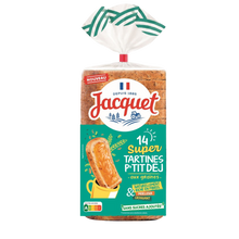 Pain de mie aux graines sans sucres ajoutés JACQUET 410g