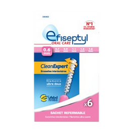 Brossettes clean expert 0,6mm.EFISEPTYL x6