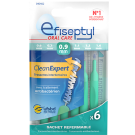 Brossettes clean expert 0,09mm.EFISEPTYL x6