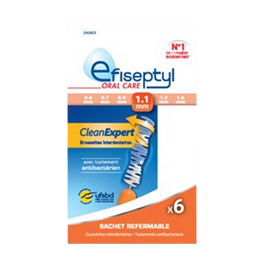 Brossettes clean expert 1,1mm EFISEPTYL, x6