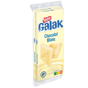 Chocolat blanc GALAK - 2 tablettes de 100g