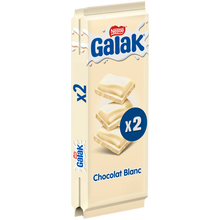 Chocolat blanc GALAK - 2 tablettes de 100g