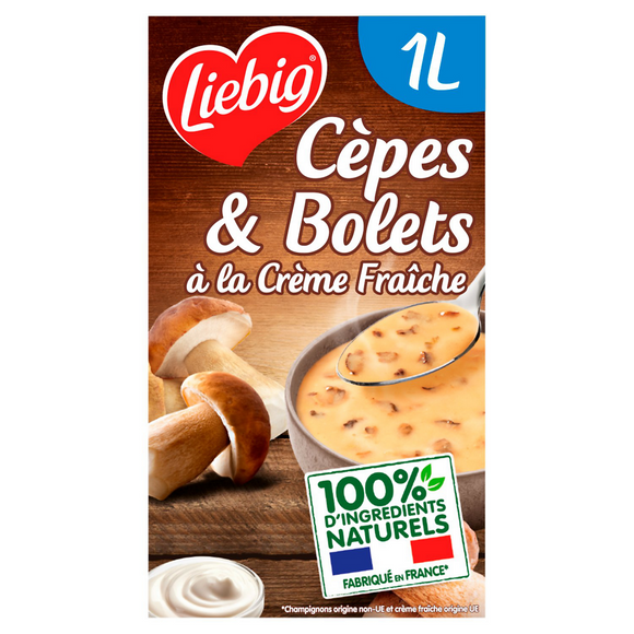 Velouté de cèpes et bolets à la crème fraîche LIEBIG, 1l
