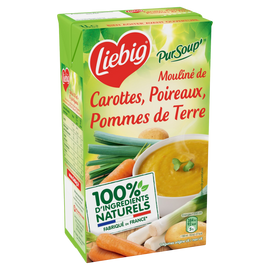 Soupe Pursoup mouliné de carottes poireaux pomme de terre LIEBIG, 1L