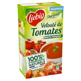 Soupe Pur'Soup velouté de tomates française LIEBIG brique 1l