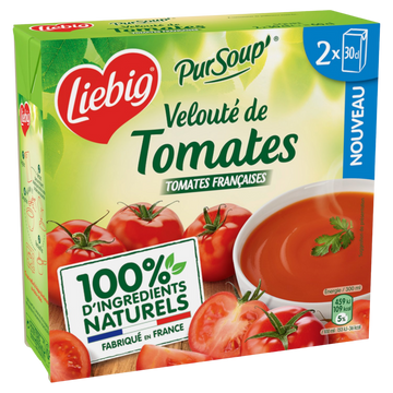 Soupe Pur'Soup velouté de tomates française LIEBIG 2x30cl
