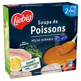 Soupe de poissons aux aromates msc LIEBIG 2x30cl