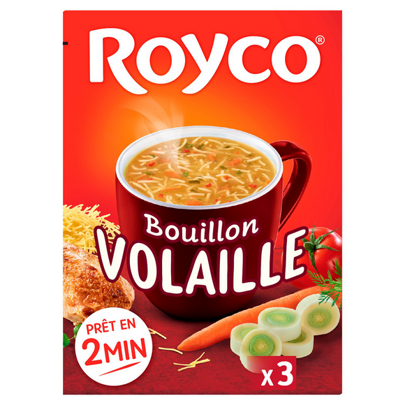 Bouillon de volaille et vermicelles Minute soup' ROYCO , 60cl