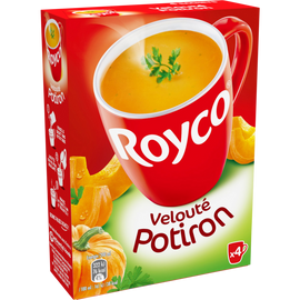 Soupe Velouté de potiron ROYCO, Etui de 4 Sachets pour 80cl