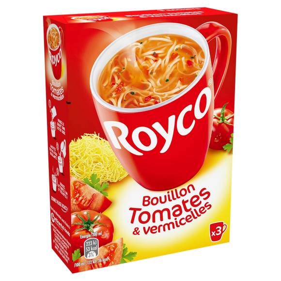 Bouillon de tomates et vermicelles ROYCO Minute soup' 60cl