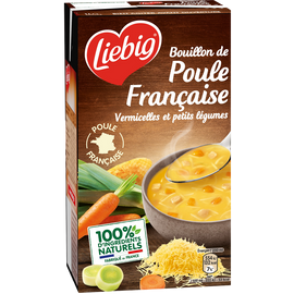 Potage poule au pot Française vermicelles LIEBIG brique 1l