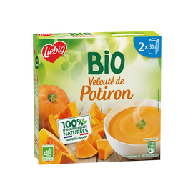 Soupe Velouté de potiron bio LIEBIG 2x30cl