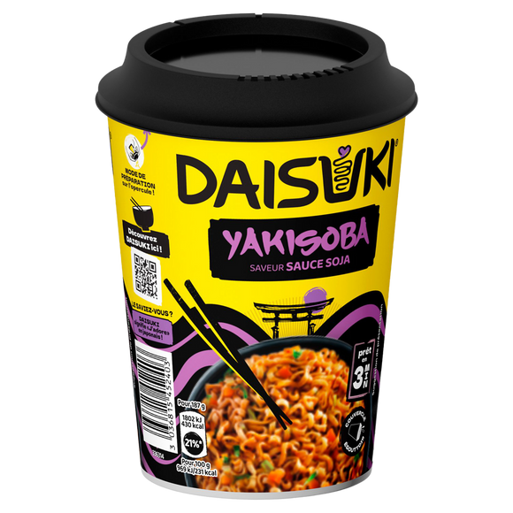 Nouilles instantanées saveur sauce soja DAISUKI 93g