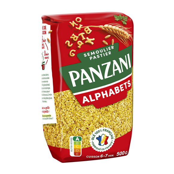 Pâtes ALPHABET PANZANI - 500g